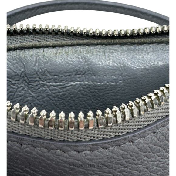 🔴 Balenciaga Logo Neck Lanyard Zip Card Wallet - Gray - Picture 7 of 10